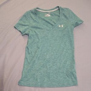 Under Armour Women's Teal V-Neck Top